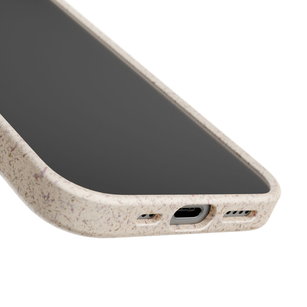 Biodegradable Phone Case — Eco-Friendly Forest Sketch Pattern