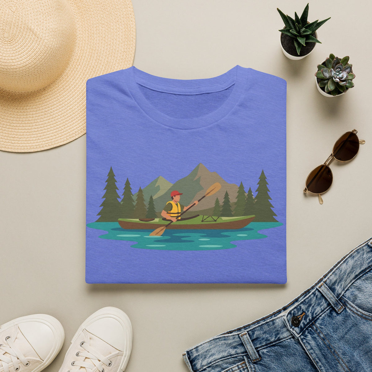 Kayaking Graphic T-Shirt