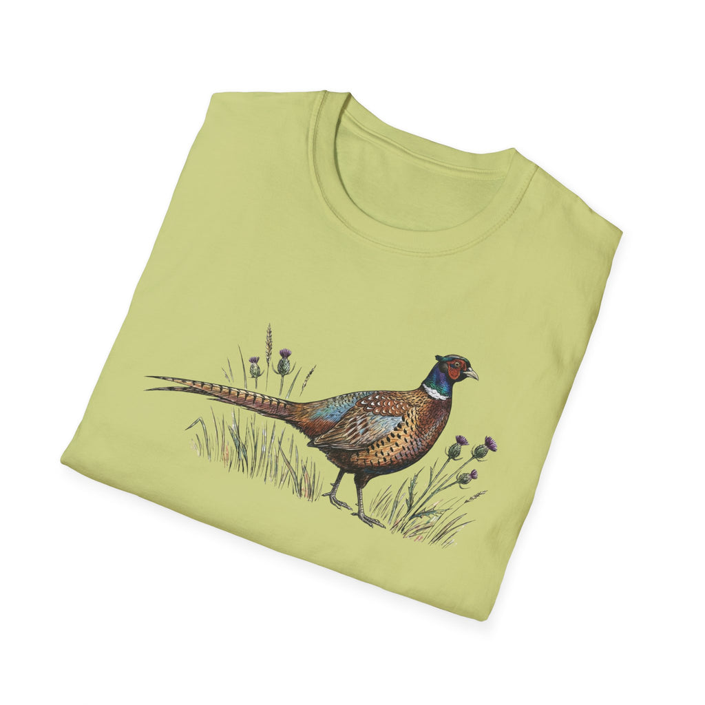 Pheasant Graphic T-Shirt — Vintage Game Bird Tee for Hunters & Nature Lovers