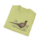 Pheasant Graphic T-Shirt — Vintage Game Bird Tee for Hunters & Nature Lovers