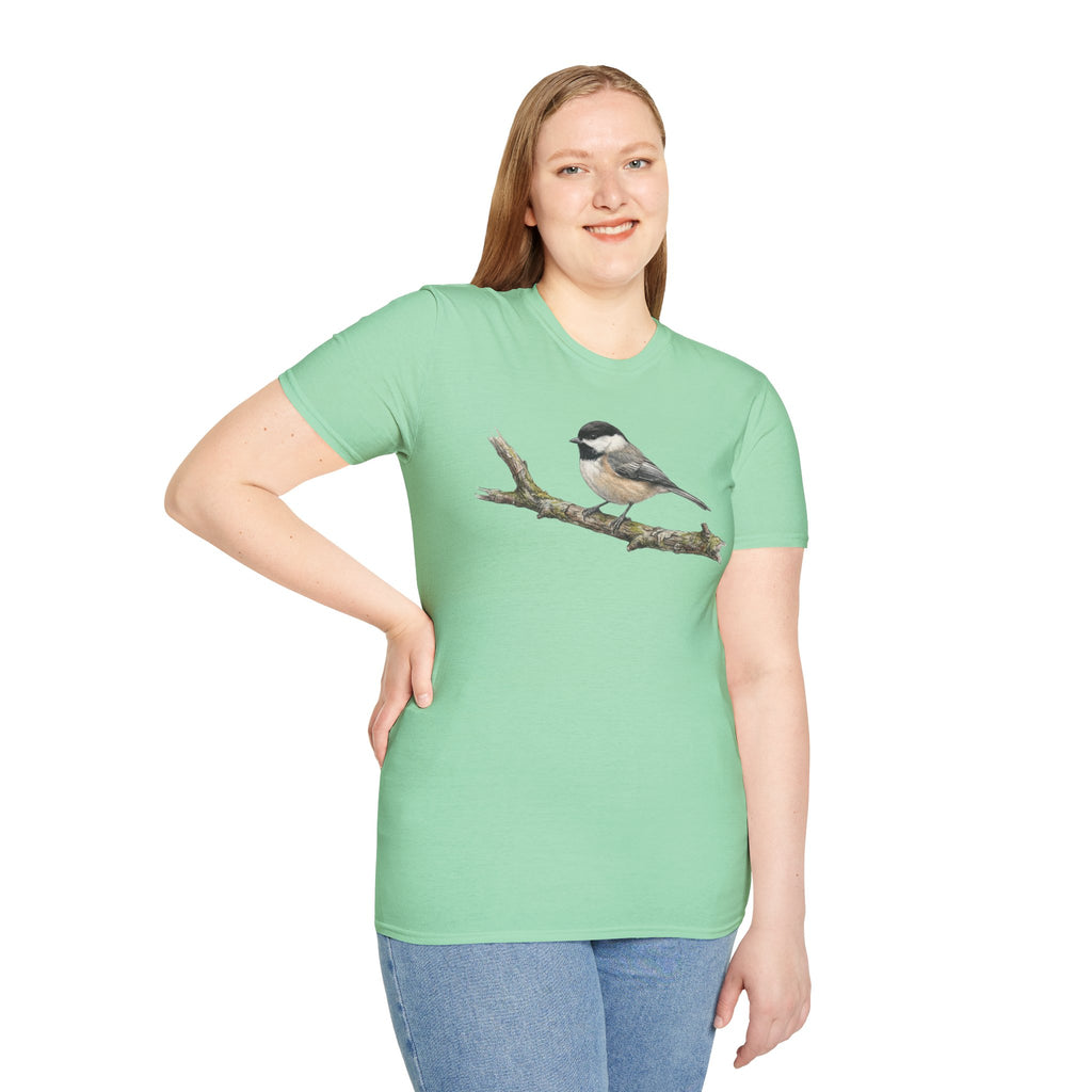 Copy of Chickadee Tee — Watercolor Songbird T‑Shirt