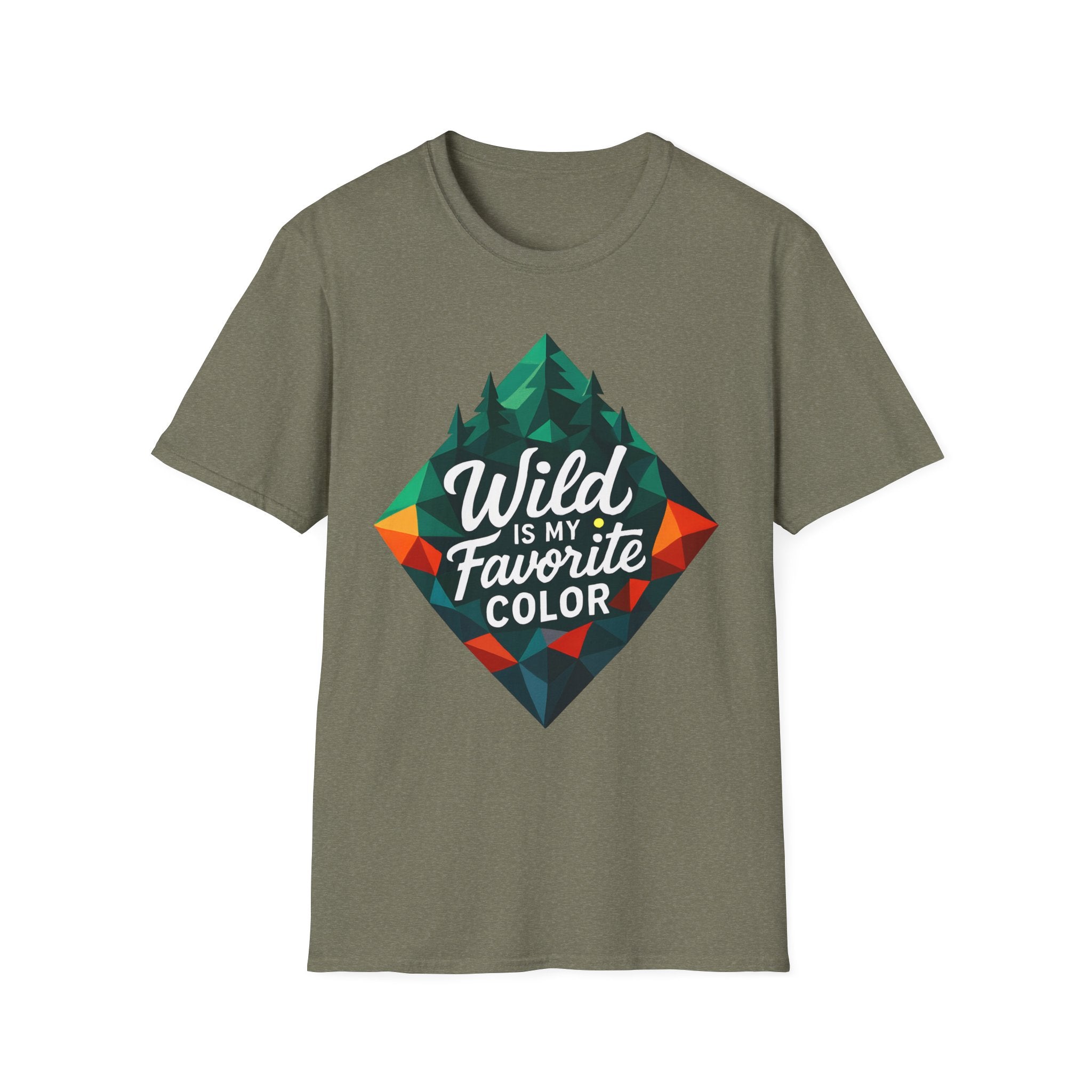 Wild Is My Favorite Color Diamond T-Shirt — Pines & Geometric Logo