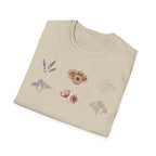 Floral Mini Bouquet T-Shirt — Vintage Botanical Graphic Tee