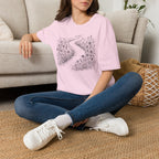 Winding Path Through The Meadow Floral T-Shirt