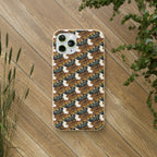Eco-Friendly Phone Case — Vintage Camper Pattern Biodegradable iPhone Cover
