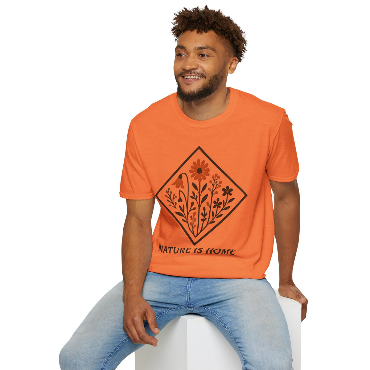 "Nature Is Home" Floral T-Shirt