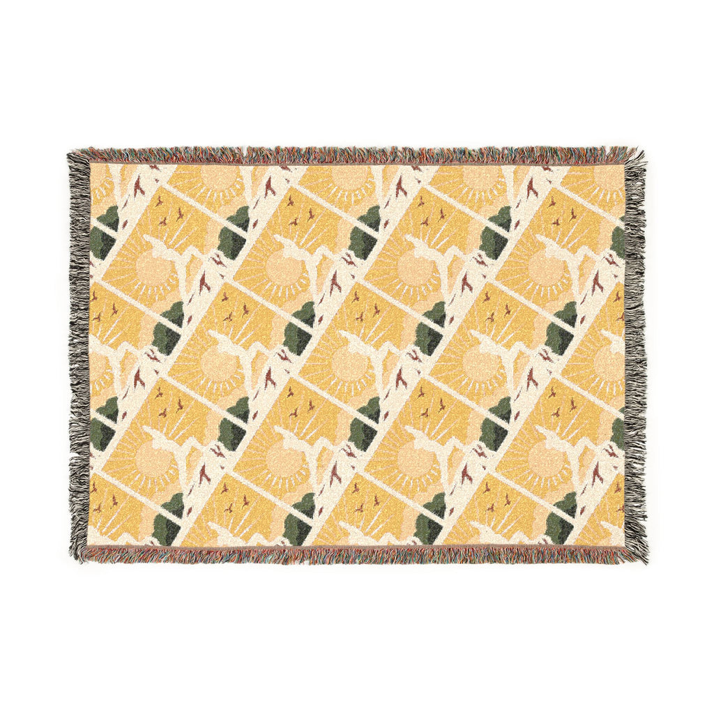 Woven Blanket - Sunrise Yoga