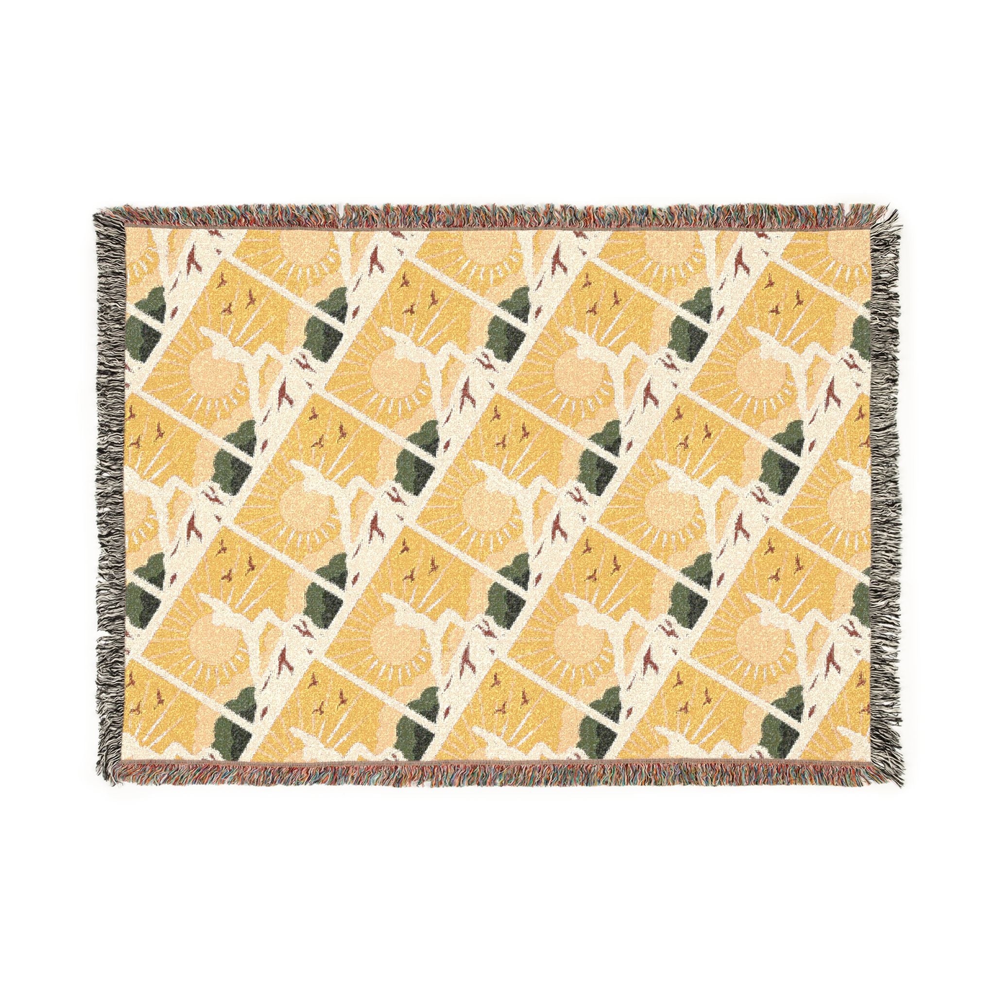 Woven Blanket - Sunrise Yoga