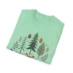 Woodland Fox T-Shirt — Nature Forest Camping Graphic Tee