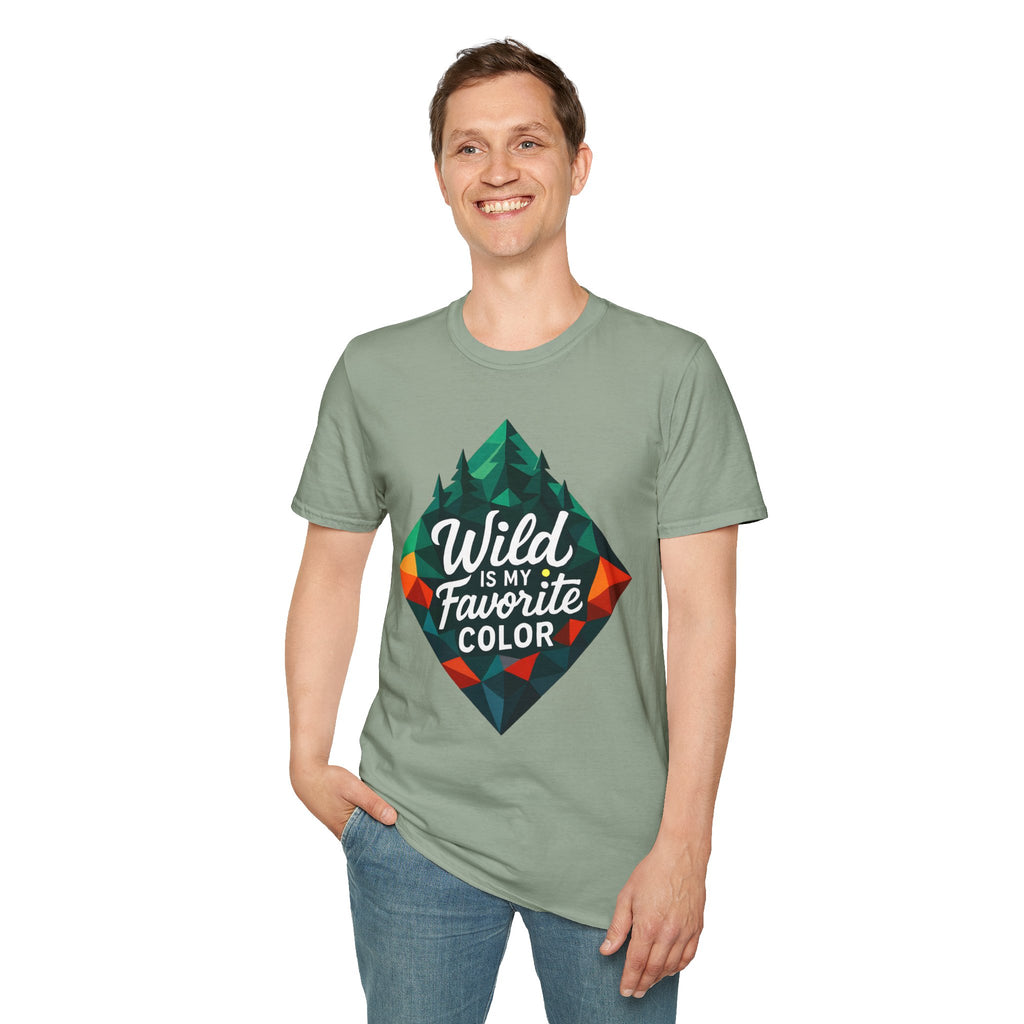 Wild Is My Favorite Color Diamond T-Shirt — Pines & Geometric Logo