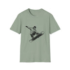 Snowboarder Graphic Tee — Snowboarding Action Shirt
