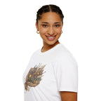 Floral Bouquet Graphic T-Shirt — Rustic Wildflower Bouquet Tee