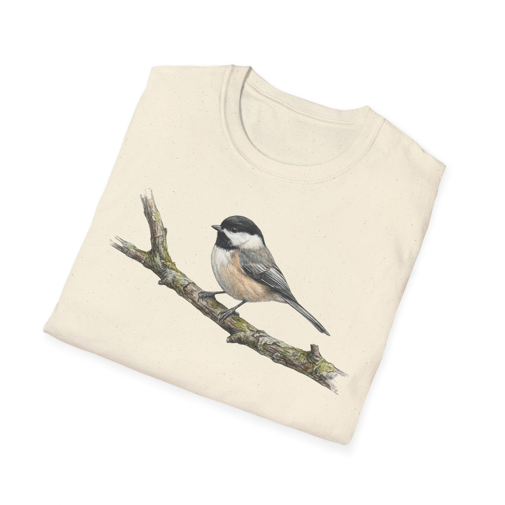 Copy of Chickadee Tee — Watercolor Songbird T‑Shirt