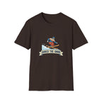 Shred the Gnar Skier T-Shirt | Retro Skiing Graphic
