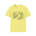 Winding Path Through The Meadow Floral T-Shirt
