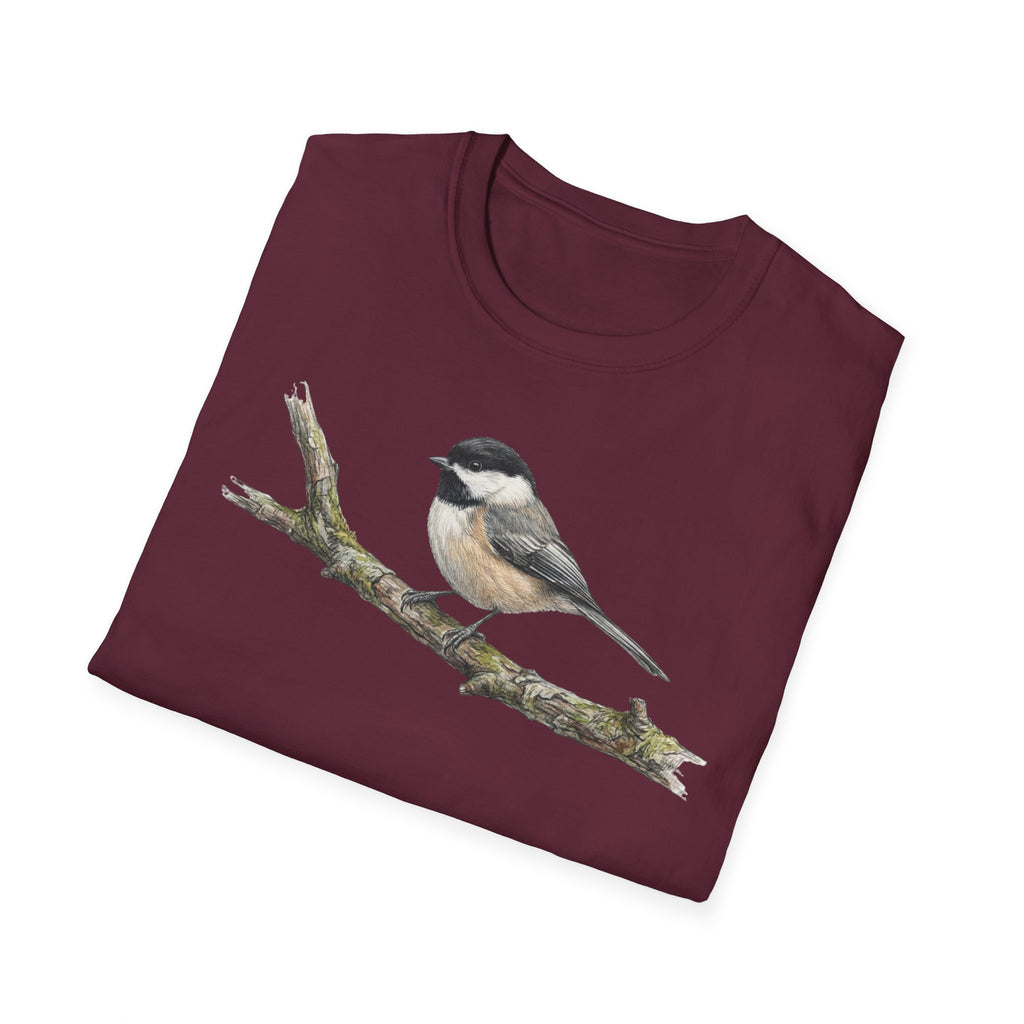 Copy of Chickadee Tee — Watercolor Songbird T‑Shirt