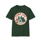 Camp Life T-Shirt — Tent & Campfire Outdoor Tee