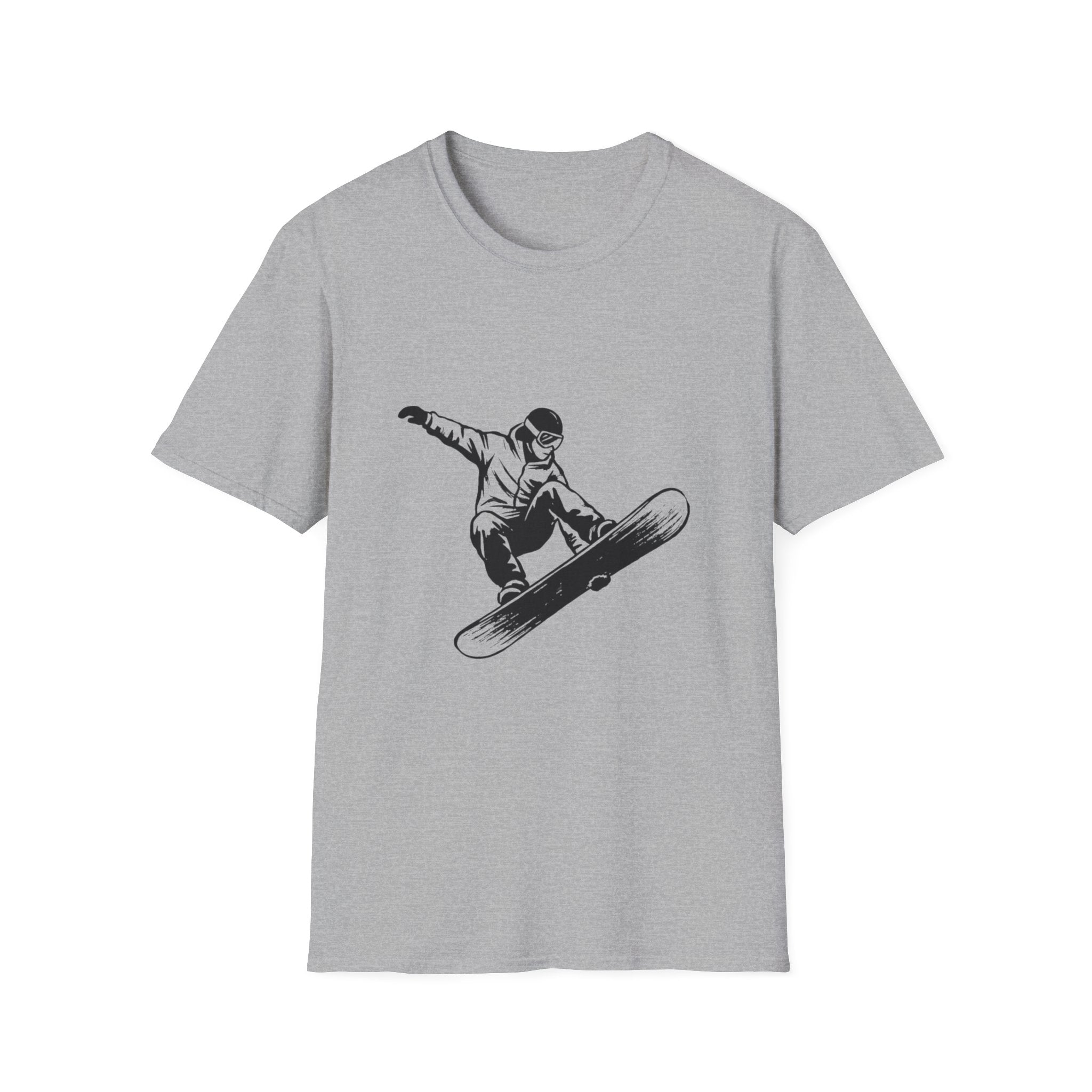 Snowboarder Graphic Tee — Snowboarding Action Shirt