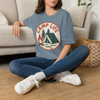 Camp Life T-Shirt — Tent & Campfire Outdoor Tee