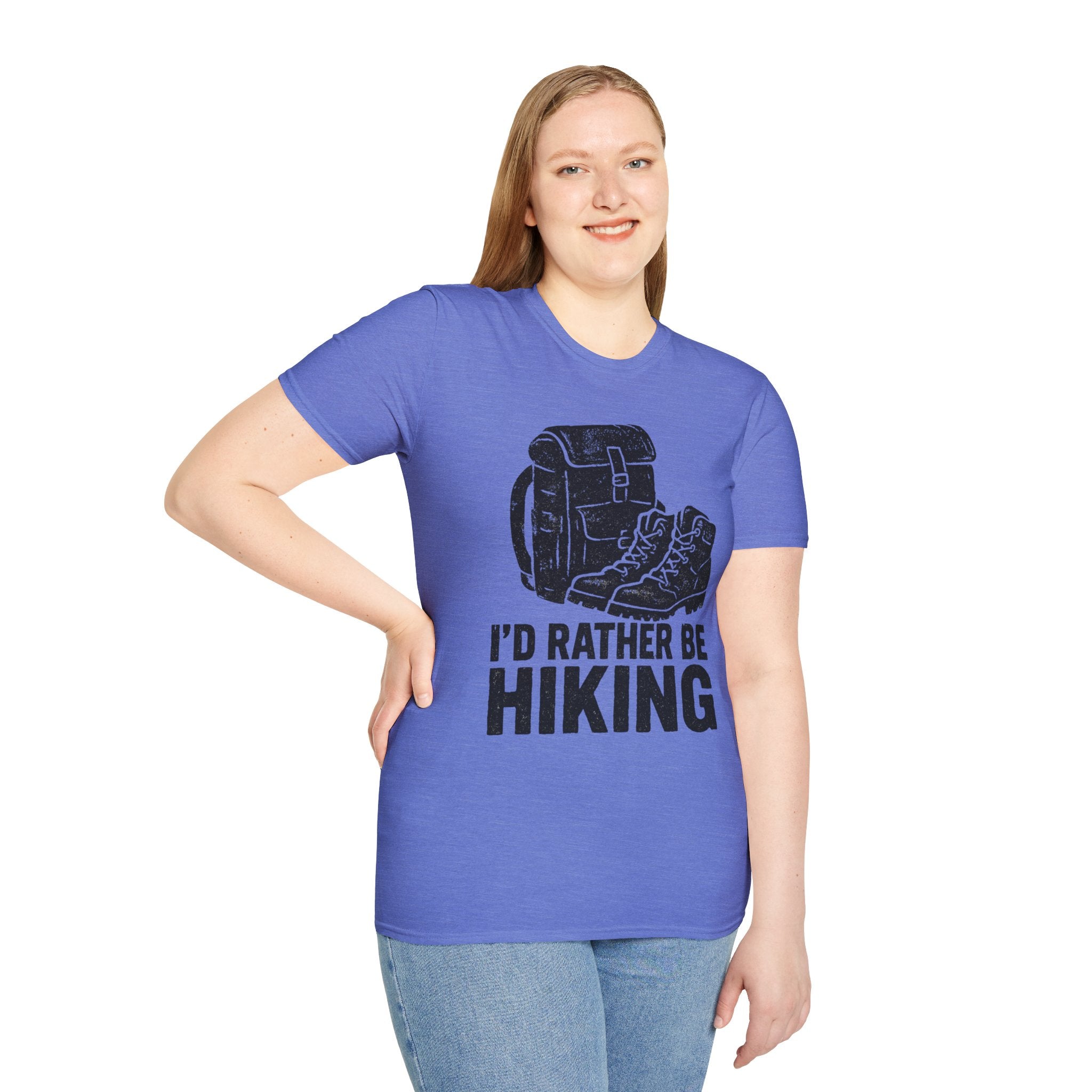 Boots & Backpack "I'd Rather Be Hiking" T-Shirt