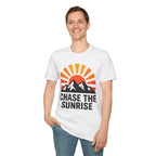 Chase The Sunrise Mountain T-Shirt — Sunrise & Peaks Graphic Tee