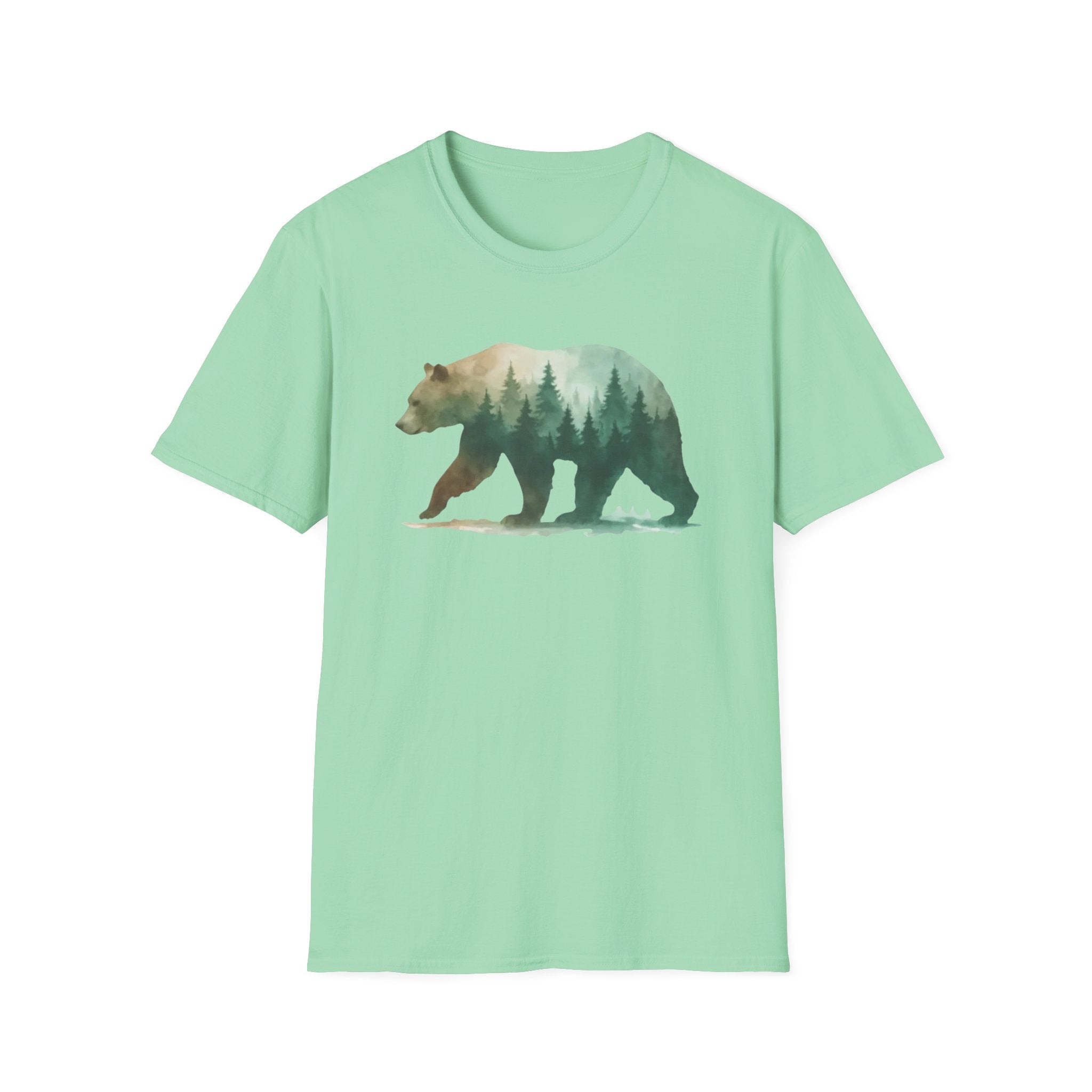 Forest Bear Silhouette T-Shirt