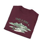 "Take A Hike & Breathe It In" Outdoor Hiking Graphic Tee