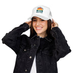 Lake Is My Happy Place Trucker Hat — Vintage Sunset Fishing Foam Cap