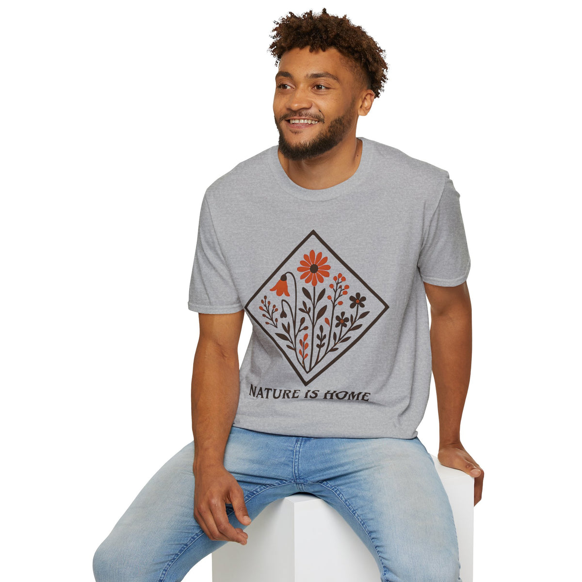 "Nature Is Home" Floral T-Shirt