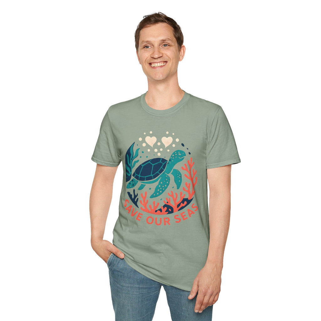 Save Our Seas Sea Turtle T-Shirt — Ocean Conservation Tee