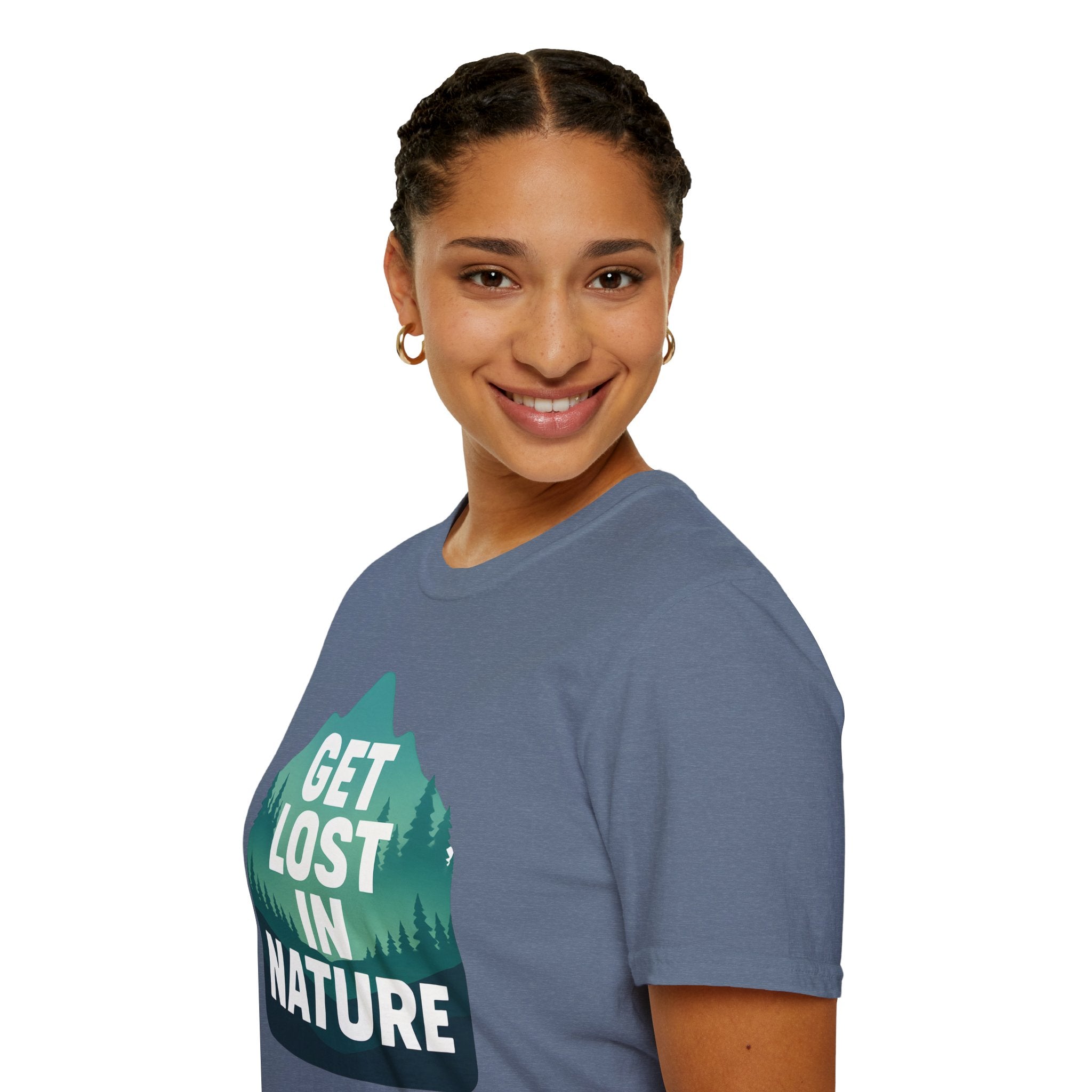 "Get Lost in Nature" Pine Trees T-Shirt