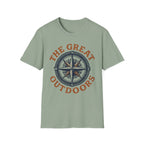 "The Great Outdoors" Compass Graphic Tee Shirt