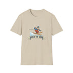 Shred the Gnar Skier T-Shirt | Retro Skiing Graphic