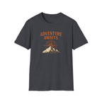"Adventure Awaits" Compass & Mountain T-Shirt