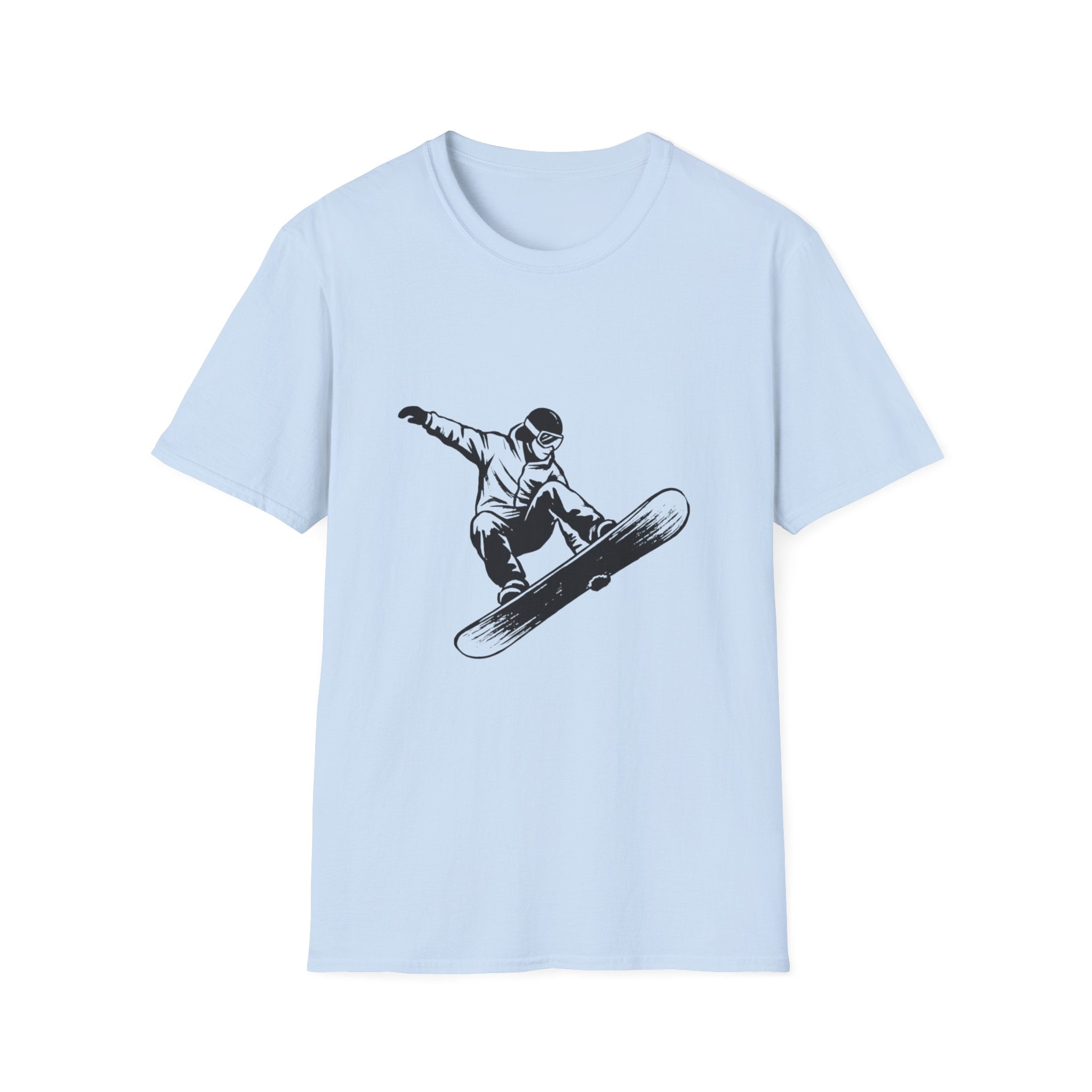 Snowboarder Graphic Tee — Snowboarding Action Shirt