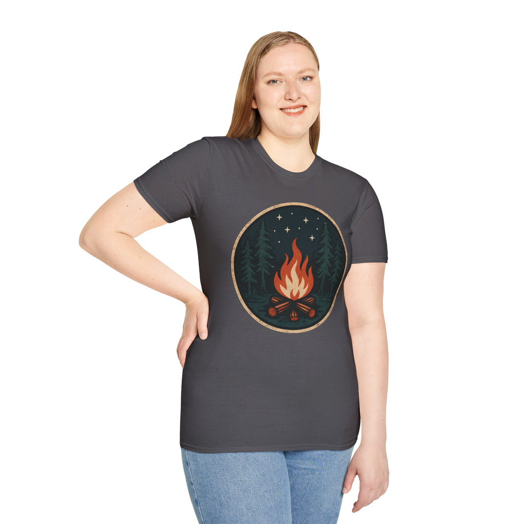 Forest Campfire at Night T-Shirt