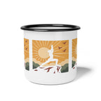 Morning Yoga Enamel Camp Cup