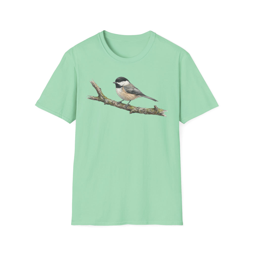 Copy of Chickadee Tee — Watercolor Songbird T‑Shirt