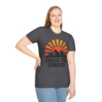 Chase The Sunrise Mountain T-Shirt — Sunrise & Peaks Graphic Tee