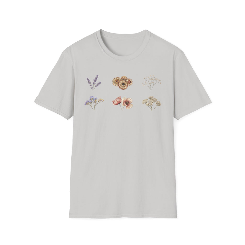 Floral Mini Bouquet T-Shirt — Vintage Botanical Graphic Tee