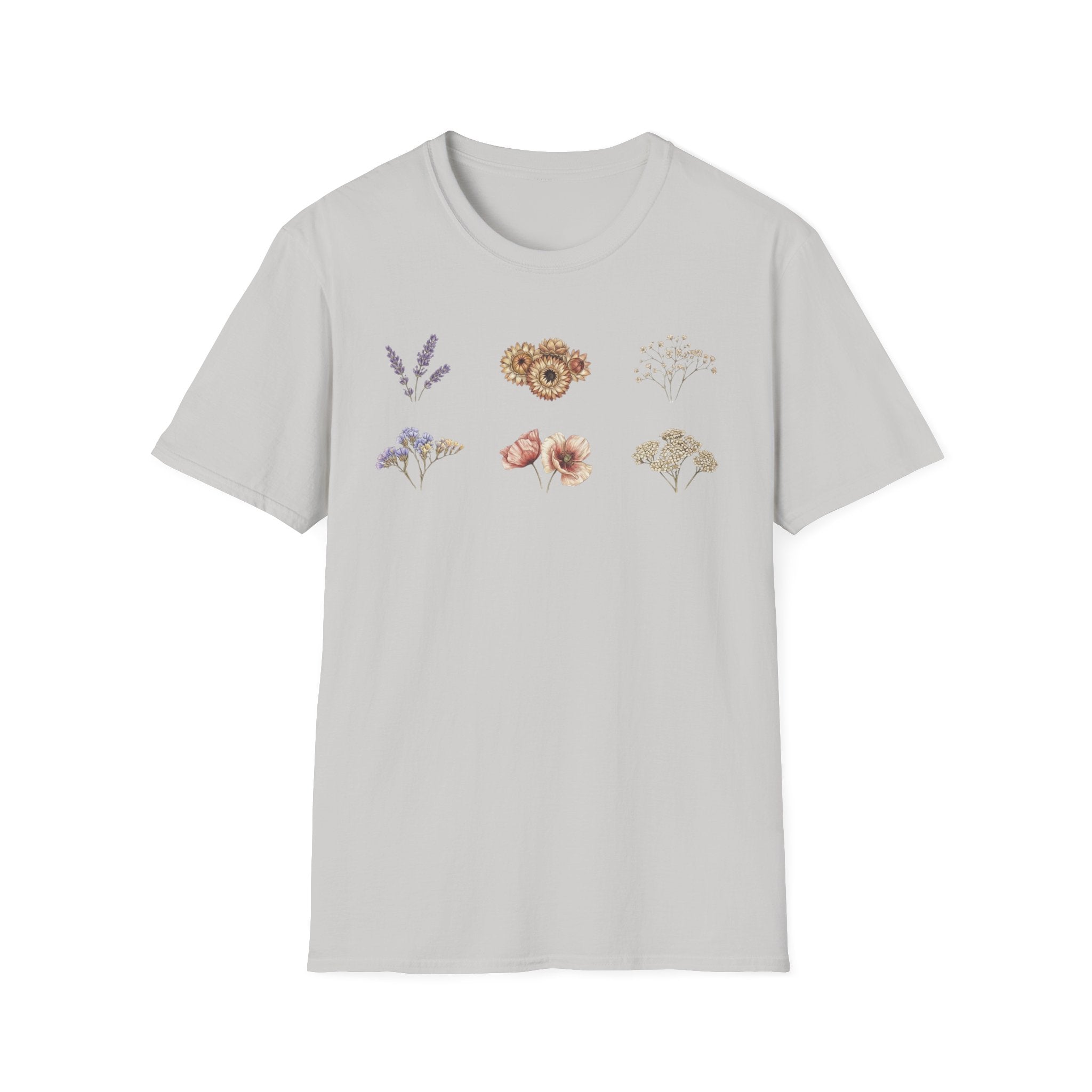 Floral Mini Bouquet T-Shirt — Vintage Botanical Graphic Tee