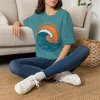 "Keep the Sea Plastic Free" Ocean Conservation Wave Tee Shirt