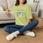 "Take A Hike & Breathe It In" Outdoor Hiking Graphic Tee