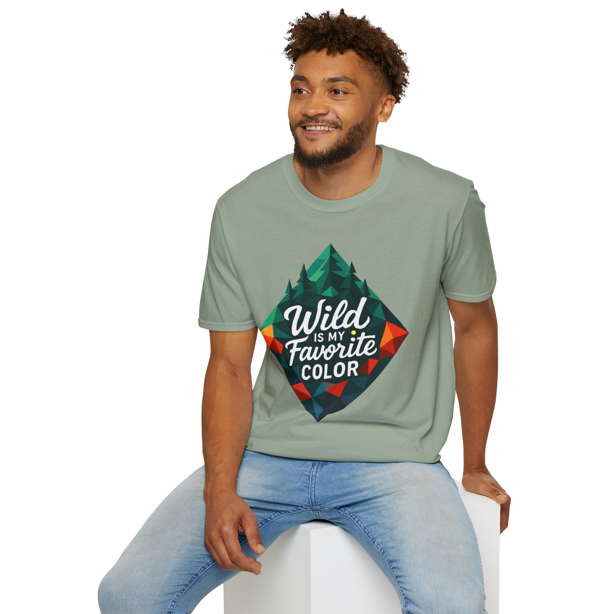 Wild Is My Favorite Color Diamond T-Shirt — Pines & Geometric Logo