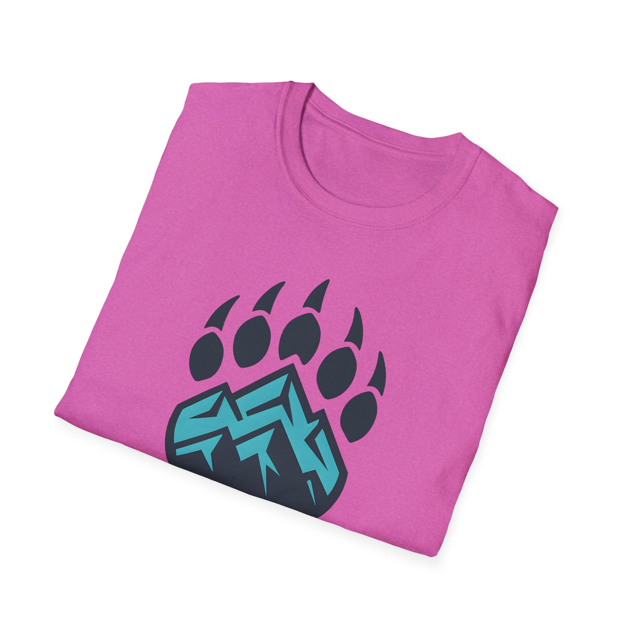 "Stay Wild" Bear Footprint Mountain Emblem T-Shirt