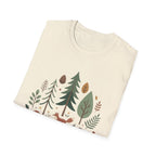 Woodland Fox T-Shirt — Nature Forest Camping Graphic Tee