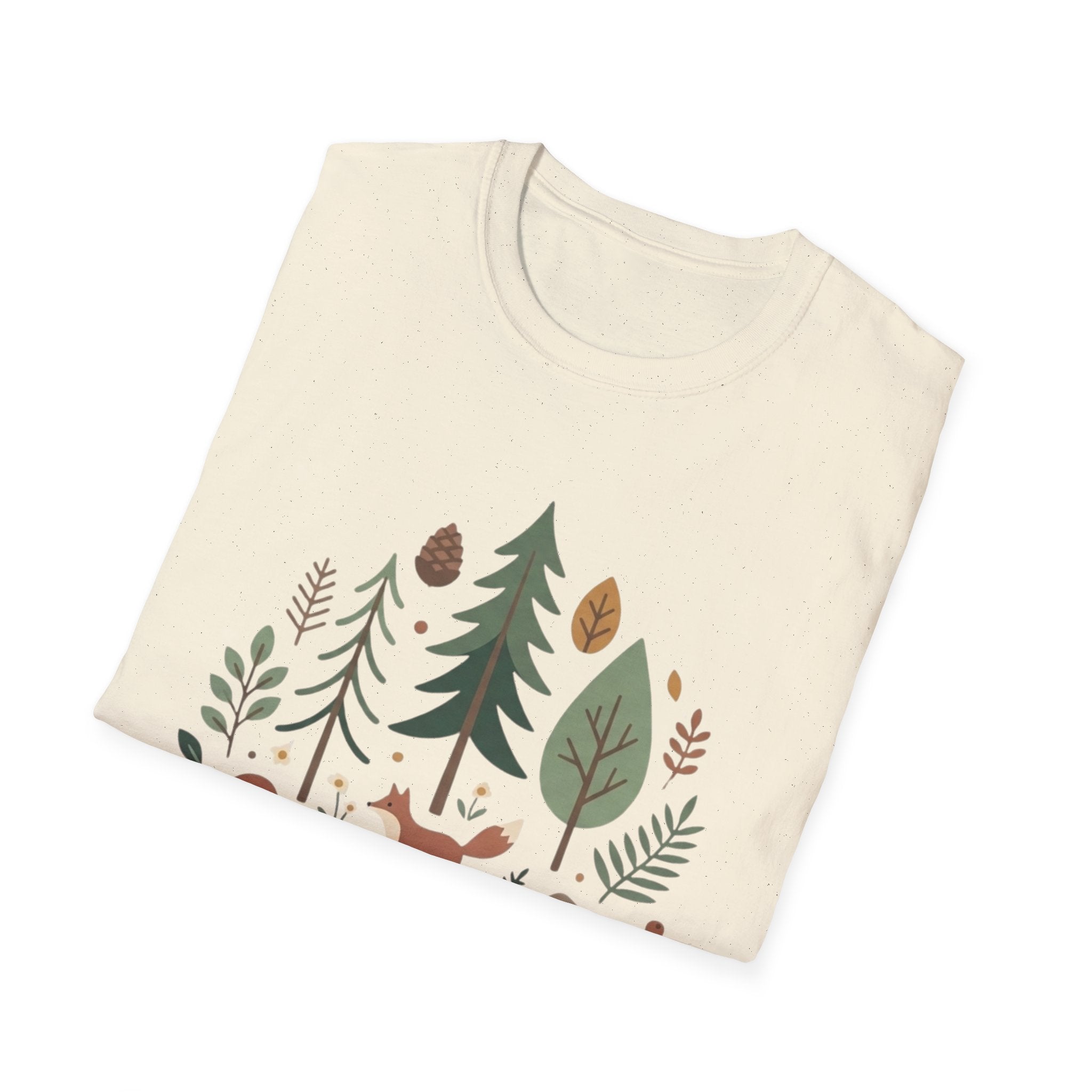 Woodland Fox T-Shirt — Nature Forest Camping Graphic Tee