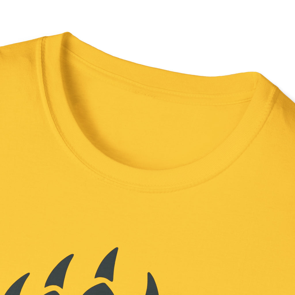 "Stay Wild" Bear Footprint Mountain Emblem T-Shirt