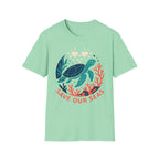 "Save Our Seas" Sea Turtle Ocean Conservation Tee Shirt