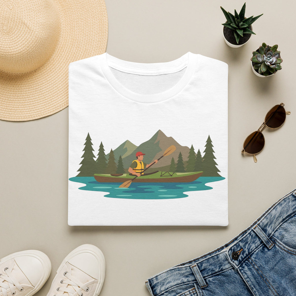 Kayaking Graphic T-Shirt